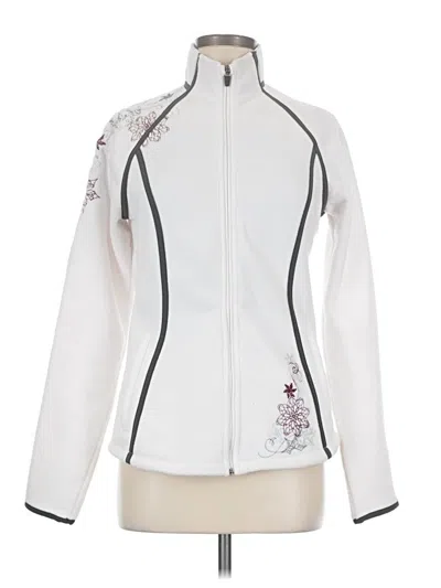 Pre-owned Eddie Bauer Track Jacket In White