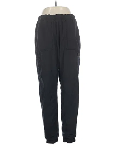 Pre-owned Eddie Bauer Track Pants In Black