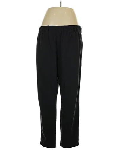 Pre-owned Eddie Bauer Track Pants In Black