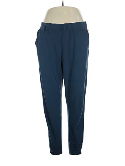 Pre-owned Eddie Bauer Track Pants In Blue