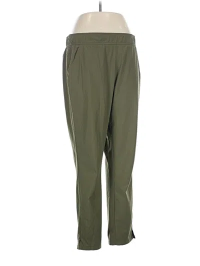 Pre-owned Eddie Bauer Track Pants In Green