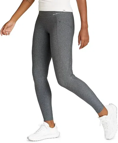 Eddie Bauer Trail Tight Compression Leggings In Heathered Gray In Multi