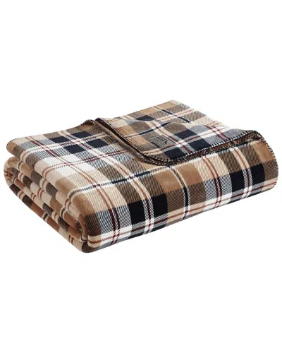 EDDIE BAUER EDDIE BAUER TRAILHEAD PLAID REVERSIBLE BLANKET