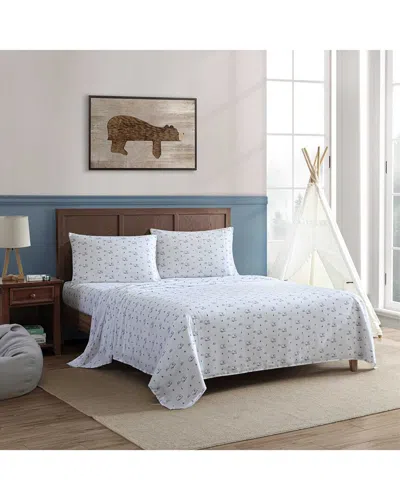 Eddie Bauer Travel Trailer Ultra Soft Sheet Set In Blue