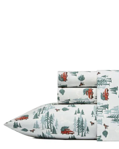 EDDIE BAUER EDDIE BAUER TREE FARM FLANNEL SHEET SET