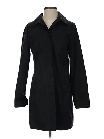 Pre-owned Eddie Bauer Trenchcoat In Black