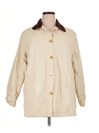 Pre-owned Eddie Bauer Trenchcoat In Ivory