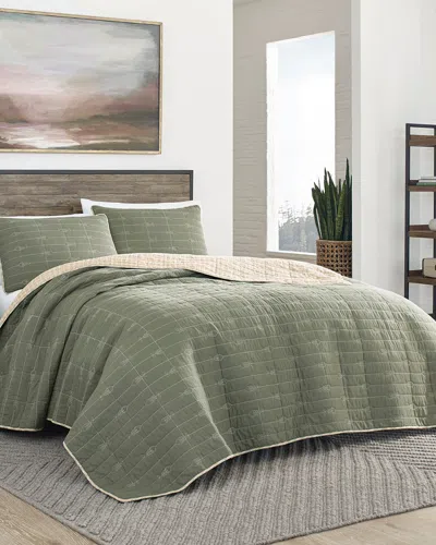 Eddie Bauer Troutdale Green Quilt Set