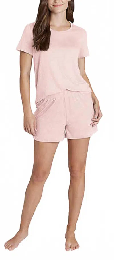 Eddie Bauer T-shirt And Shorts Set In Pink