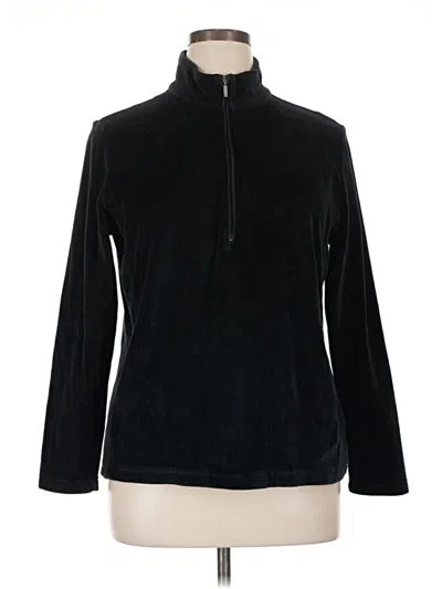 Pre-owned Eddie Bauer Turtleneck Sweater In Black