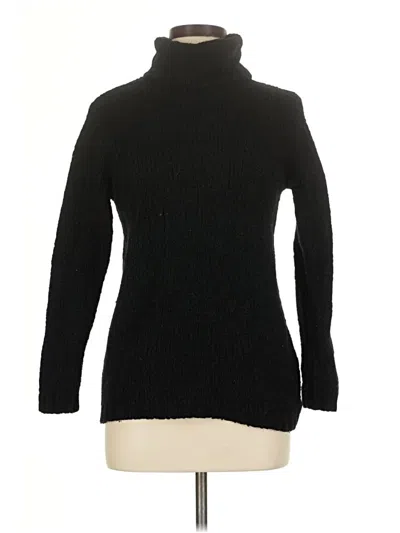 Pre-owned Eddie Bauer Turtleneck Sweater In Black