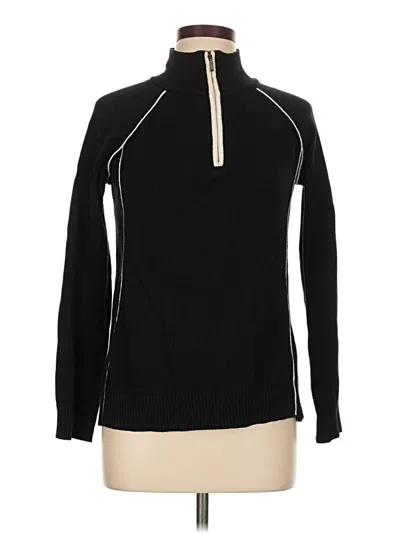 Pre-owned Eddie Bauer Turtleneck Sweater In Black