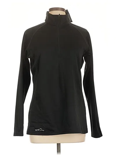 Pre-owned Eddie Bauer Turtleneck Sweater In Black