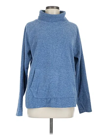 Pre-owned Eddie Bauer Turtleneck Sweater In Blue