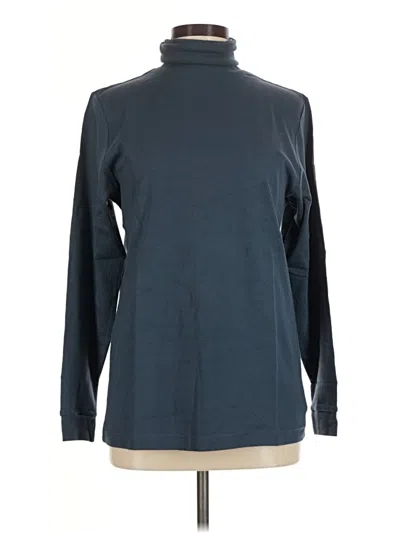 Pre-owned Eddie Bauer Turtleneck Sweater In Blue