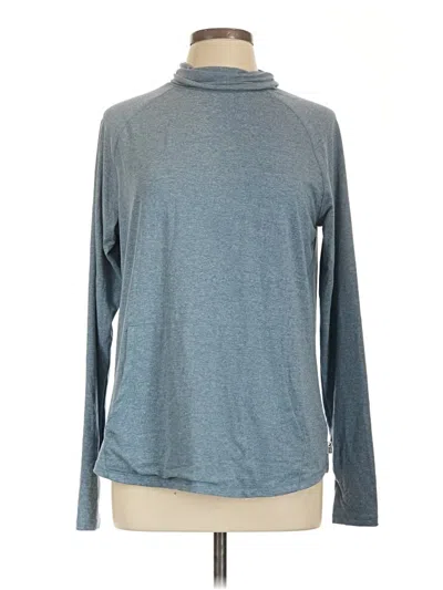 Pre-owned Eddie Bauer Turtleneck Sweater In Blue