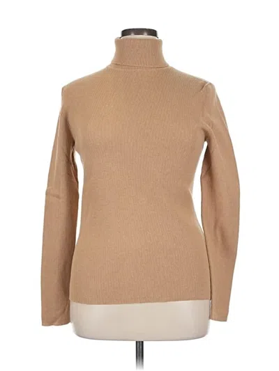 Pre-owned Eddie Bauer Turtleneck Sweater In Brown