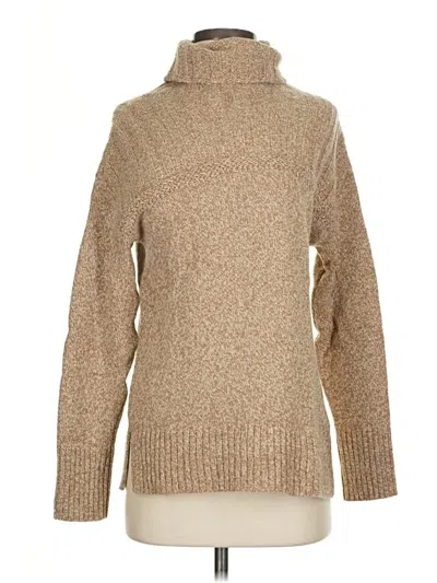 Pre-owned Eddie Bauer Turtleneck Sweater In Brown