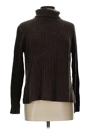 Pre-owned Eddie Bauer Turtleneck Sweater In Brown