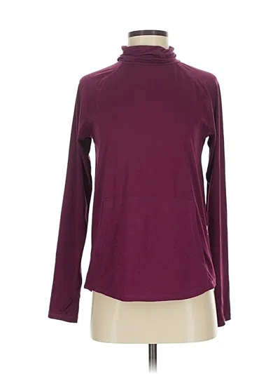 Pre-owned Eddie Bauer Turtleneck Sweater In Burgundy