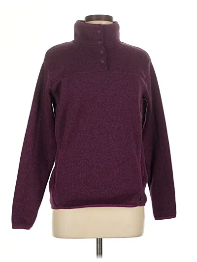 Pre-owned Eddie Bauer Turtleneck Sweater In Burgundy
