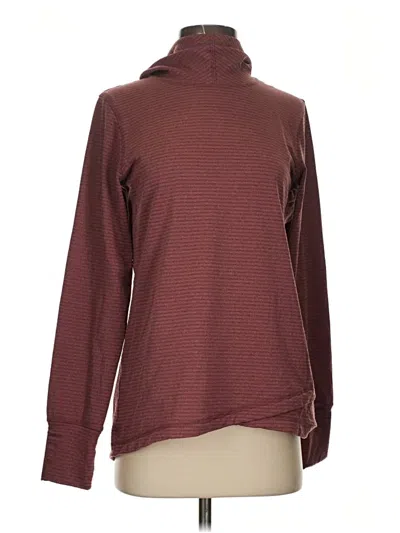 Pre-owned Eddie Bauer Turtleneck Sweater In Burgundy
