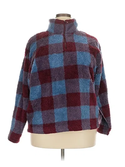 Pre-owned Eddie Bauer Turtleneck Sweater In Burgundy