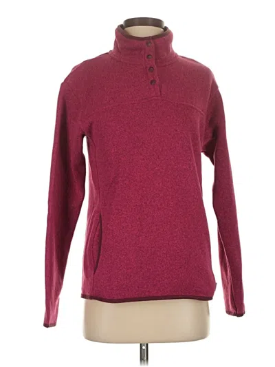 Pre-owned Eddie Bauer Turtleneck Sweater In Burgundy