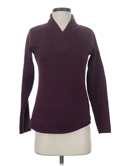 Pre-owned Eddie Bauer Turtleneck Sweater In Burgundy