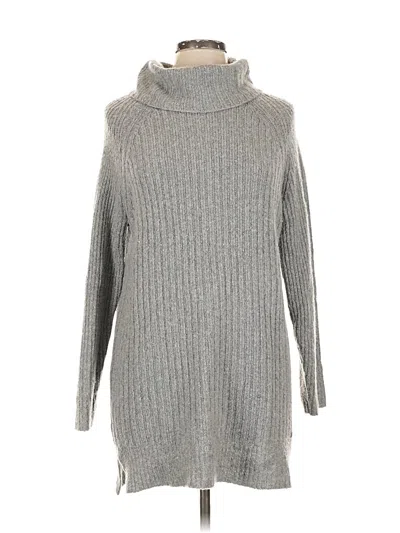 Pre-owned Eddie Bauer Turtleneck Sweater In Gray