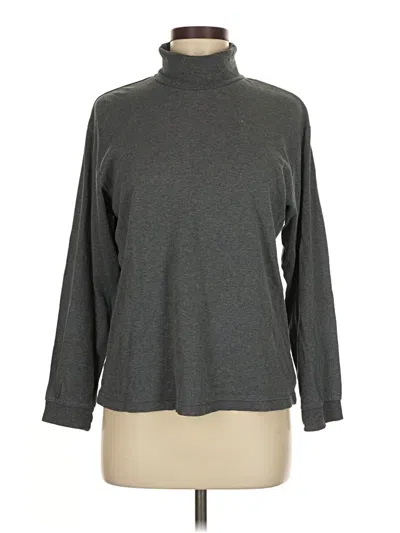 Pre-owned Eddie Bauer Turtleneck Sweater In Gray