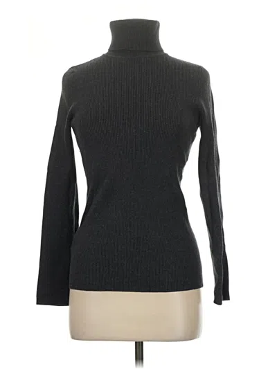 Pre-owned Eddie Bauer Turtleneck Sweater In Gray
