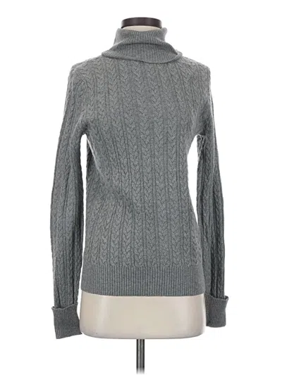 Pre-owned Eddie Bauer Turtleneck Sweater In Gray