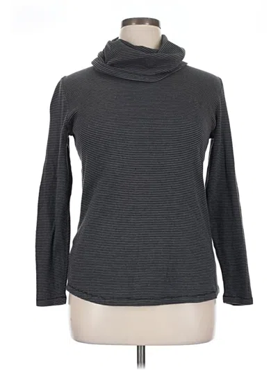 Pre-owned Eddie Bauer Turtleneck Sweater In Gray