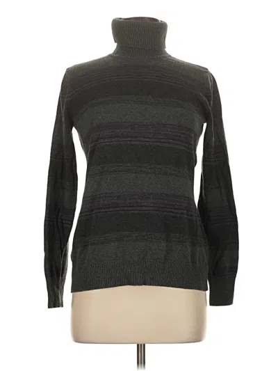 Pre-owned Eddie Bauer Turtleneck Sweater In Gray