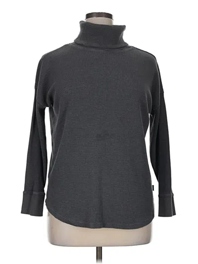 Pre-owned Eddie Bauer Turtleneck Sweater In Gray
