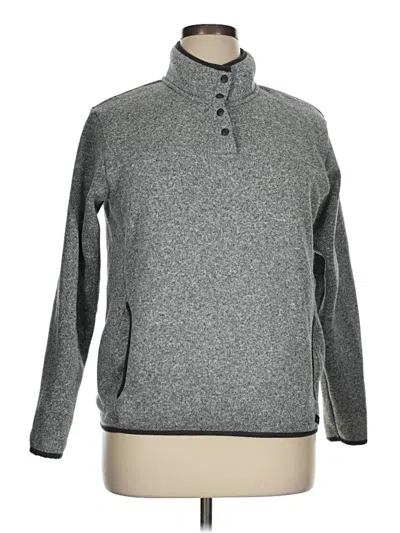 Pre-owned Eddie Bauer Turtleneck Sweater In Gray