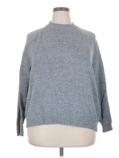 Pre-owned Eddie Bauer Turtleneck Sweater In Gray