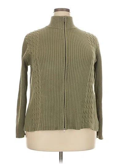 Pre-owned Eddie Bauer Turtleneck Sweater In Green