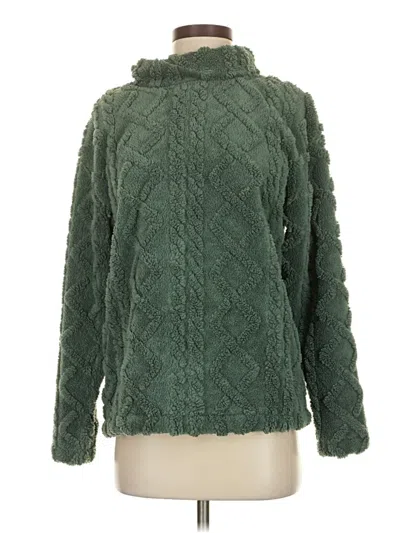 Pre-owned Eddie Bauer Turtleneck Sweater In Green