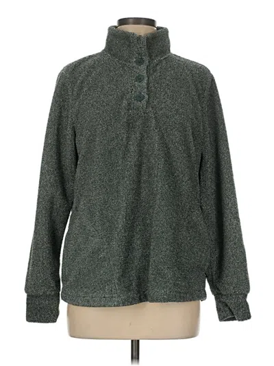 Pre-owned Eddie Bauer Turtleneck Sweater In Green