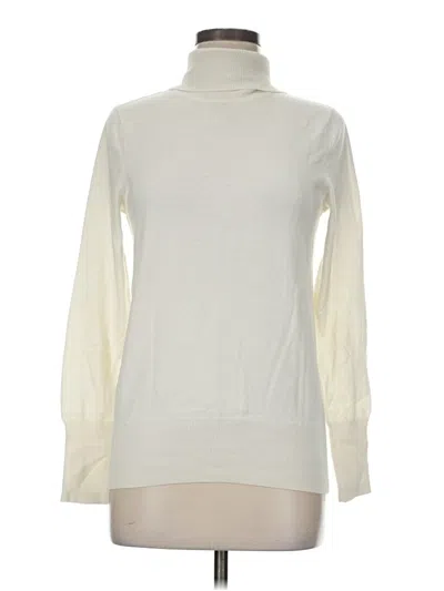 Pre-owned Eddie Bauer Turtleneck Sweater In Ivory