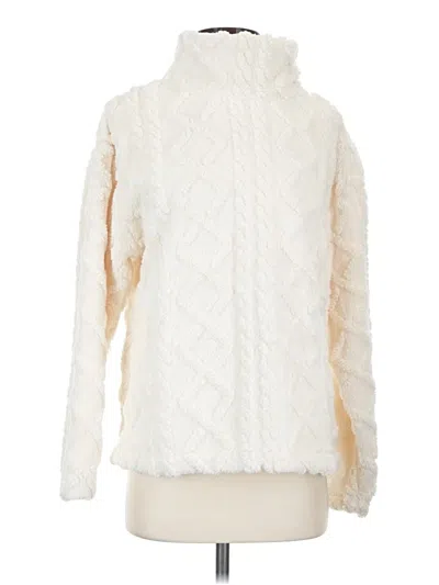 Pre-owned Eddie Bauer Turtleneck Sweater In Ivory