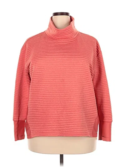 Pre-owned Eddie Bauer Turtleneck Sweater In Orange