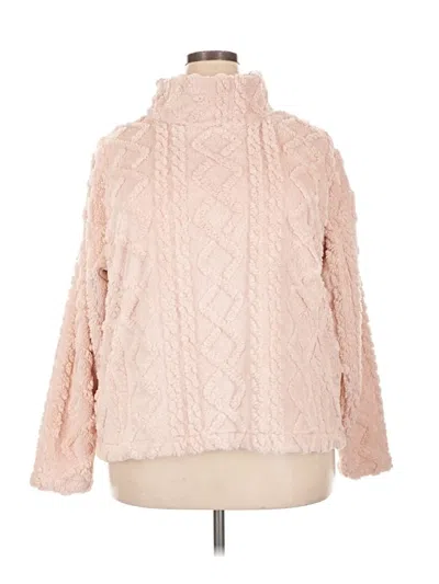 Pre-owned Eddie Bauer Turtleneck Sweater In Pink