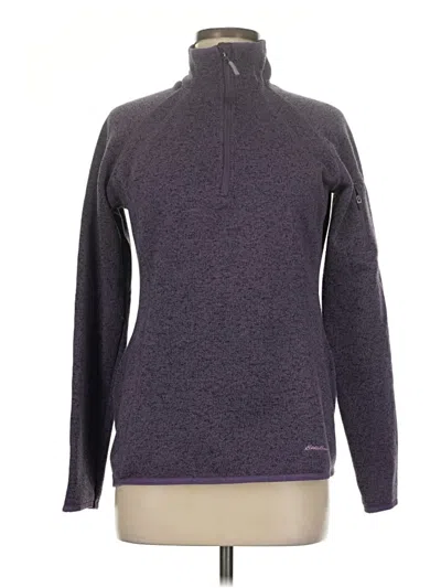 Pre-owned Eddie Bauer Turtleneck Sweater In Purple