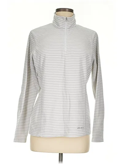 Pre-owned Eddie Bauer Turtleneck Sweater In Silver