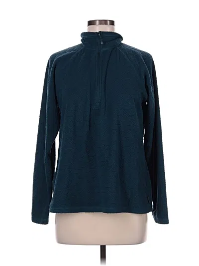 Pre-owned Eddie Bauer Turtleneck Sweater In Teal