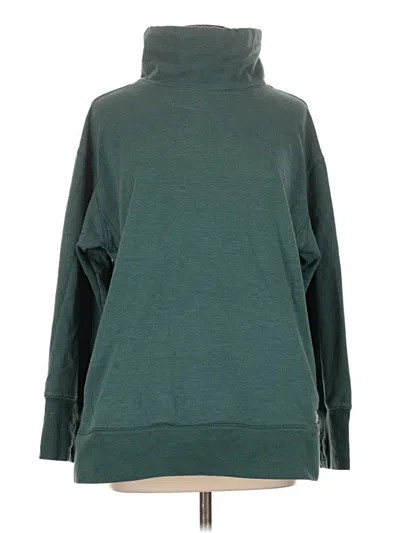Pre-owned Eddie Bauer Turtleneck Sweater In Teal