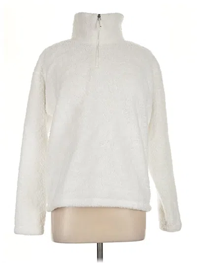 Pre-owned Eddie Bauer Turtleneck Sweater In White